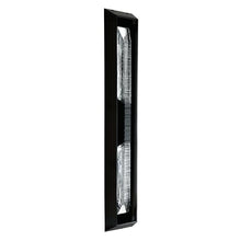 CWI Lighting Petra Integrated LED 44in Sand Black Outdoor Wall Light with Handcrafted Glass for Garage Door, Front Porch, Entryway