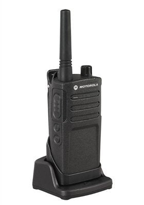 Motorola Solutions 2 Pack RMM2050 Radios with Speaker Mics Black