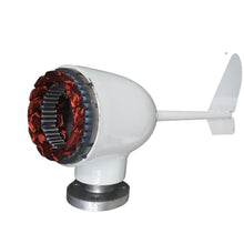 AISINILALAO Low Noise 500W-800W Vertical Wind Turbine, 12V-220V Household and Efficient Solar Cell System 5 Blade Wind Power Generator Kit(White),48v