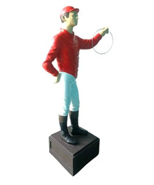 Classic Lawn Jockeys Red Garden Statue Lawn-Jockeys, 36" Height