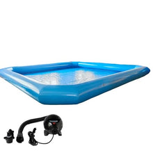 WYDDDARY 26.2x26.2x2ft Commercial Large Inflatable Pool Blow Up Swim Pools Swimming Lounge Pools with One Blower for Commercial Outdoor Summer
