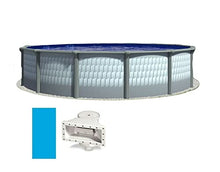 Lake Effect Pools Testudo 27' Round Above Ground Pool with Blue Liner