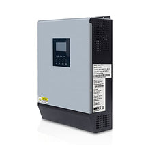LIAMOS 3KVA Pure Sine Wave Hybrid Solar Inverter 24V Built-in PWM 50A Solar Charge Controller and AC Charger for Home Use,Enables Efficient Charging