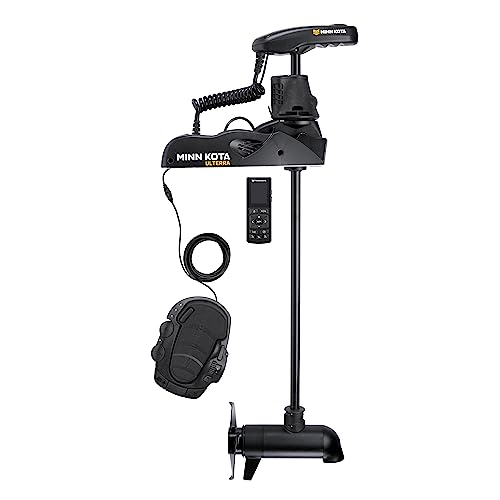 Minn Kota Ulterra 112 lb. Thrust Trolling Motor with Dual Spectrum Chirp Sonar and Wireless Remote Black