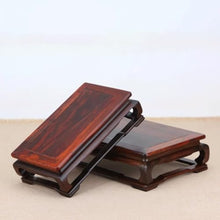 QUANGJN Pcs Plants Saucers Base Solid Wood Bracket Vase Bonsai Base Crafts Ornaments Plant Pot Saucers,