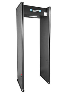 Metal Defender Walk Through Metal Detector for Private Buildings 6 LED Zones
