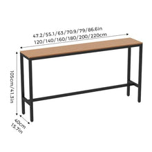 Outdoor Bar Table, Weather‑Resistant High‑Top Pub Table for Patio Backyard