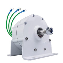 AISINILALAO 3000W 450Rpm Low RPM Alternator, 12V 24V 48V 220V Brushless DIY Permanent Magnet AC Generator Gearless for Wind Turbine/Water Turbine(with Base),12V