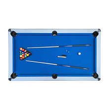 RACK Scorpius 7-Foot Multi Game Billiard/Pool with Table Tennis Blue Felt with Black Body