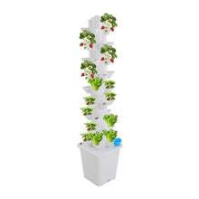 XURUIUS Hydroponic Tower Growing System,9 Tiers,Growing Mechanism,Vertical Design,Convenience,for Indoor Outdoor Plants