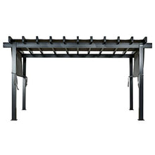 Sojag 10' x 16.5' Yamba Backyard Pergola Outdoor Aluminum Frame Gazebo Dark Grey
