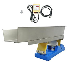 INTSUPERMAI Vibration Feeder Vibrating Feeder Machine Micro Electromagnetic Vibrating Feeding Machine Shaking Feeding Machine with Controller for Powder and Granular Materials,110V