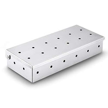 Barbecue Accessories BBQ Smoker Box Stainless Steel Smoker Box Household Wooden Chip Smoker Case Kitchen Grilling