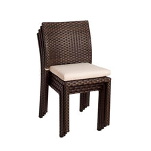 Amazonia Jefferson 13-Piece Patio Dining Table Set Brown - Teak Finish