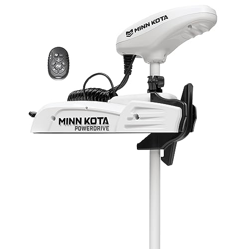 Minn Kota Riptide PowerDrive 70 lb. Thrust 54" Shaft Micro Remote White