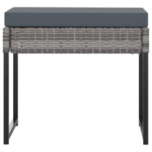 LPERTGFHU 11-Piece Patio Dining Set, Poly Rattan Garden Table and Chairs with Cushions for 10 People, Grey Outdoor Furniture