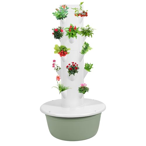 XURUIUS Hydroponic Tower,Growing System,Vertical Garden Tower,5/7 Layers,Plants Indoor Vertical System,for Gardening Lover (5)