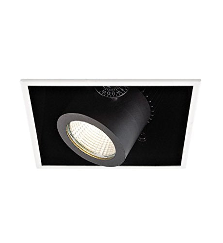 WAC Lighting MT-4LD116N-F27-BK Housing for 1 Light LED Precision Module, Flood, 2700K