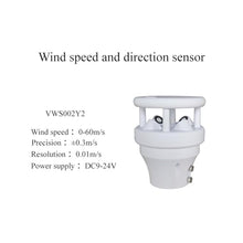 Aoleaby Mini Wind Speed and Direction Sensor, 0-60m/s, Anemometer Unit Wind Speed Sensor Module Wind Direction(VWS002Y2)