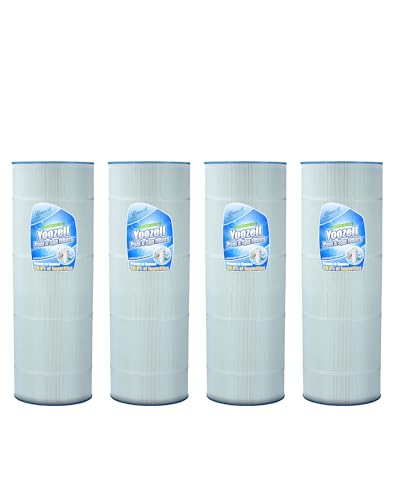 Yoozell PLFPA200S Pool Filter Replaces for C-9442, Filbur FC-1267, PA200S, Hayward CX200XRE, C200S, Ultral-D5, C1900 C2002, Darlly 12001, 200 Sq.Ft Swimming Pool Filter Cartridge, 4 Pack