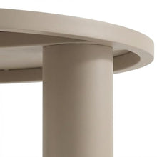 Outdoor Escape Gray Outdoor Patio 60-Inch Round Aluminum Dining Table with Durable Weather-Resistant Frame and Stylish Contemporary Design