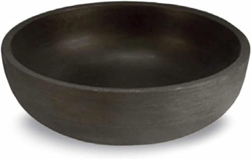 Crescent Garden Extra Large Outdoor Planter Bowl with Drain Hole for Water Gardens, Fountains, Decorative Landscaping - 40" W x 15" H (Old Bronze)