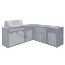 Outdoor Kitchen Cover 18 Oz Waterproof - Left - Customize Your Kitchen Cover with Any Dimensions - 100% UV & Weather Resistant Outdoor Kitchen Island Cover (Grey)