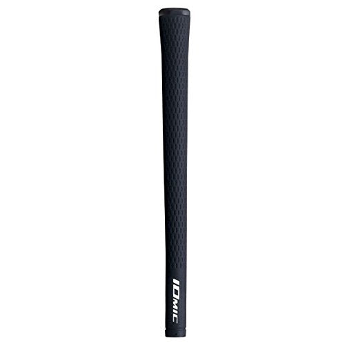 Iomic Sticky 2.3 Ribbed Golf Grip Bundle (25 Piece) Black