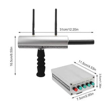 ZOCWJK 20m Depth 1000m Range Rechargeable Metal Detector Underground Metal Finder Scanner for Gold Silver Bronze Detection 100-240V(