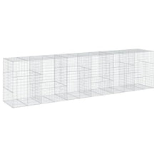 YNGBHFNOP Extra Large Heavy Duty Galvanized Steel Gabion Basket for Retaining Walls and Garden Landscaping, Industrial Style, Easy Tool-Free Assembly, Holds 400 lbs, Silver Metal Mesh Planter Box