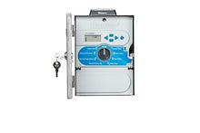 Hunter XC Hybrid Solar Sprinkler Controller, 12 Zone Irrigation Timer, Programmable Outdoor Automatic Irrigation Control, Stainless Steel Casing, (XCH-1200-SS-P)