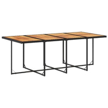 AMBERARD Patio Dining Set Set of 12 Black Furniture Set