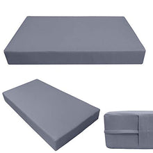 Prolinemax Full Size 5PC Outdoor Daybed Cushion Set with Bolster Pillow Grey