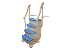 Confer Plastics Drop in Above Ground Pool Step with Blue Treads