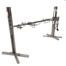 Stainless Steel Electric Tripod Rotisserie, Charcoal Roaster Chicken Lamb Spinning Roast Machine, Bearing Capacity 40kg, for Outdoor Picnic Camping