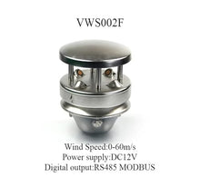 Aoleaby Wind Speed Transmitter, VWS002F Stainless Steel Anemometer Wind Direction Indicator Digital