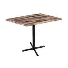 Holland Bar Stool Co. 42" Tall OD211 Indoor/Outdoor All-Season Table with 30" x 48" Rustic Top