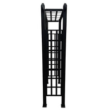 Oakland Living Black Modern Aluminum Garden Arbor Arch