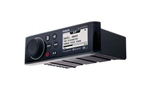 Fusion Entertainment MS-RA70NSX Marine Receiver with 2 Pairs of EL-F651B 6.5" Marine Coax Black Grills