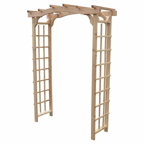 Keystone Amish Co. Newport Cedar Arbor, 4-Foot, Unfinished