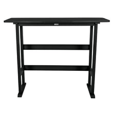 highwood Lehigh Bar Height Balcony Table, Black