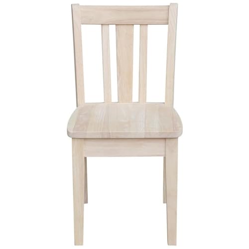 IC INTERNATIONAL CONCEPTS Table with 4 San Remo Juvenile Chairs Unfinished
