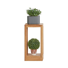 Wooden Plant Display Stand Flower Rack Storage Rack Organizer for Plant Flower Pots Indoor Outdoor Living Room Office Garden Plant Stand Display Stand (Size : Small) ()