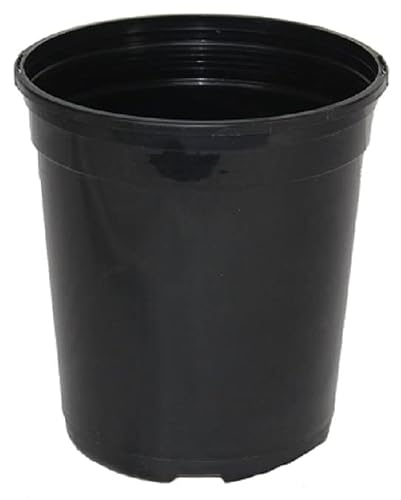 # 1 Black Plastic Nursery Grower Planter Pots (200)