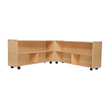 Contender Classroom Storage Cabinet with Casters Natural