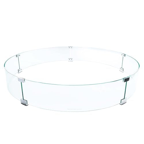 Celestial 39" Round Wind Guard for Gas Fire Pits