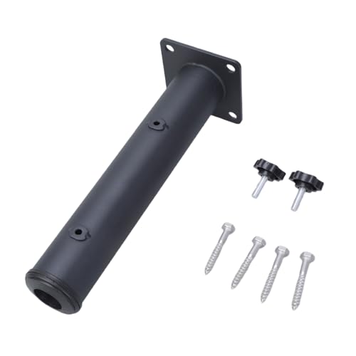 POLGDW Metal Umbrella Stand for Patio Railings – Outdoor Cantilever Umbrella Base with 4 Screws, Easy Installation, Stable Support for Garden and Backyard Sunshade