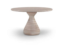 Meridian Furniture 77041Travertine-DT48 Sano Collection Art Deco Indoor/Outdoor Concrete Dining Table with Travertine Finish, Water-Transfer Finish, 48" W x 48" D x 30" H, Travertine