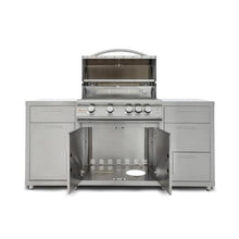 Blaze 6 ft Stainless Steel BBQ Island w/Premium LTE 32 in. Propane Grill - BLZ-SS-ISLAND-4LTE2-LP