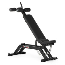 Titan Fitness Adjustable FID Bench Black